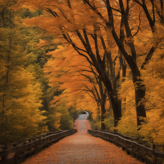 Fall Tunnel of Trees